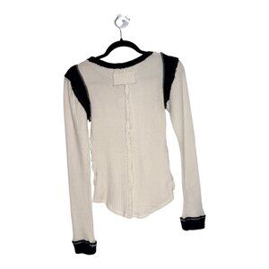 WE THE FREE by Free People | White Waffle Top – Size M (NWT)